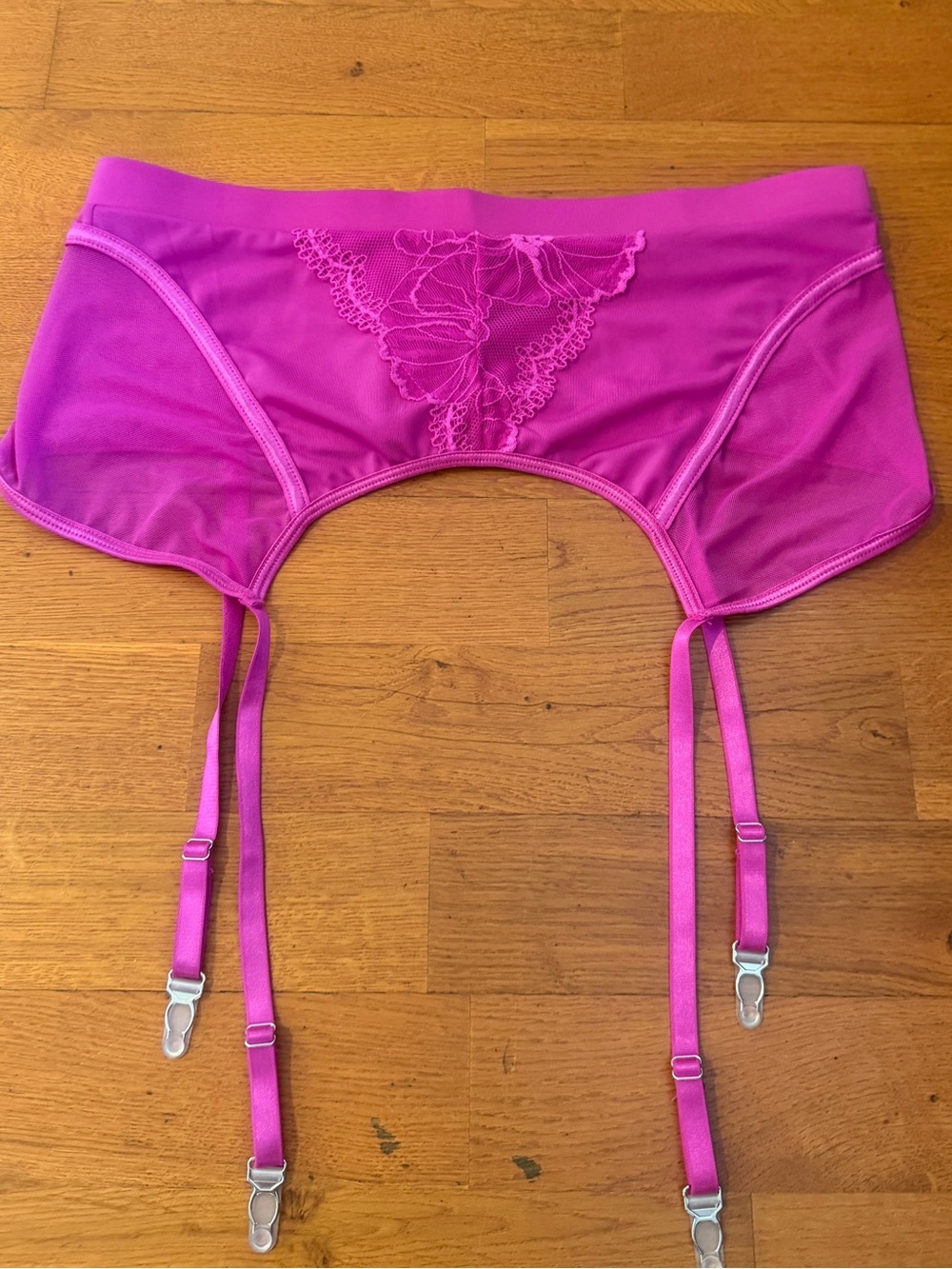 Magenta Lace Detail Garter Belt and So Much More!